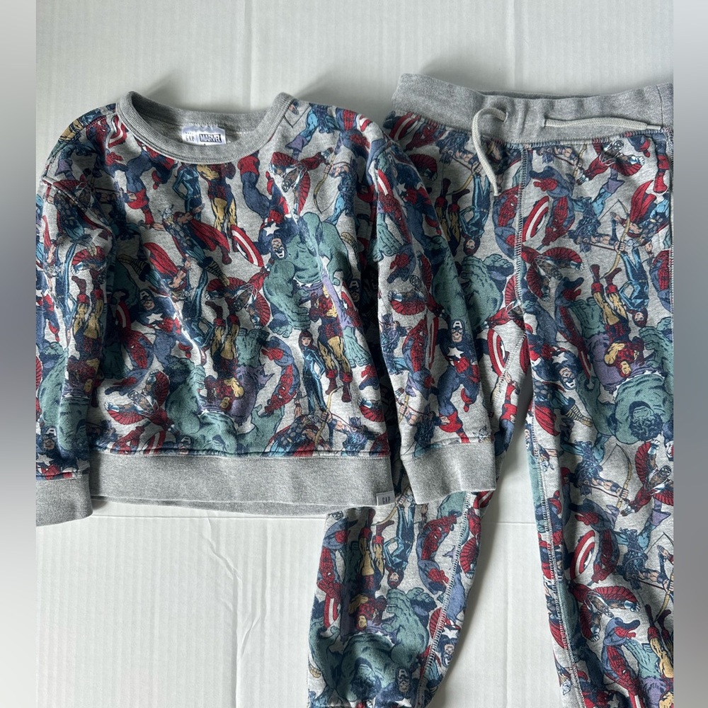 GAP Kids Superhero Matching Set - Gray, Blue, Red